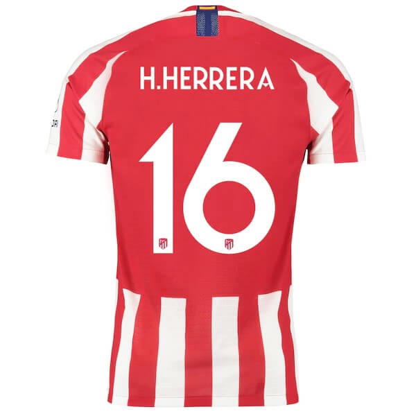 Tailandia Camiseta Atletico Madrid NO.16 H. Herrera 2019-2020 Rojo